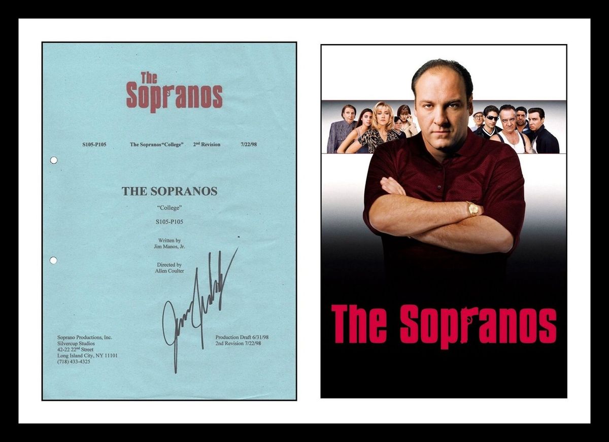 James Gandolfini (19612013) The Sopranos Genuine Hand Signed